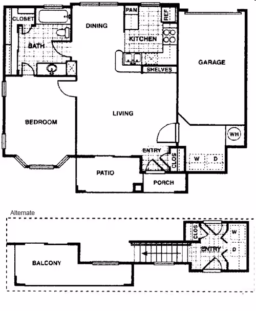 Unit 10-1019 floor plan