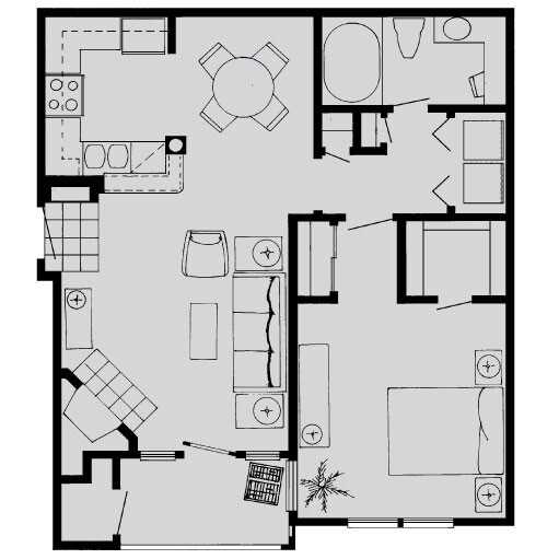 B 1105 floor plan