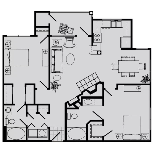 E 1230 floor plan