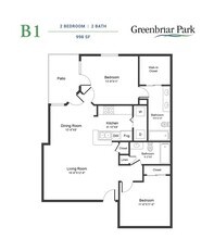 B1R 1010 floor plan