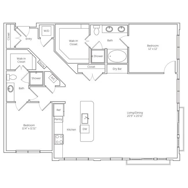 B5 438 floor plan