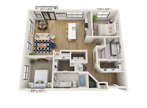 Unit 6106 6106 floor plan