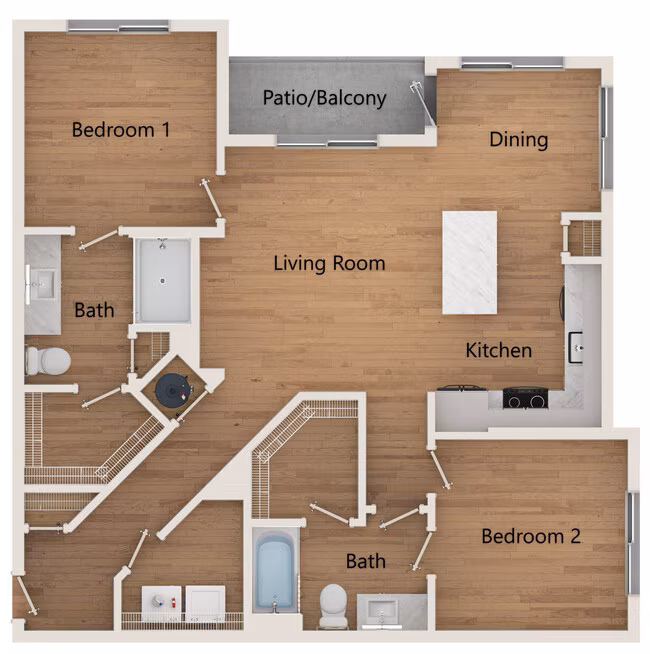 Unit 11107 11107 floor plan