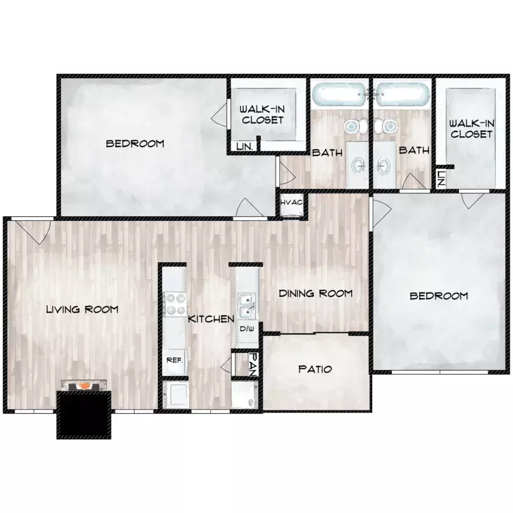Unit 211 211 floor plan