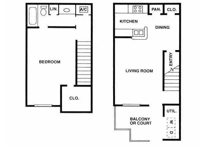 1B 0132 floor plan
