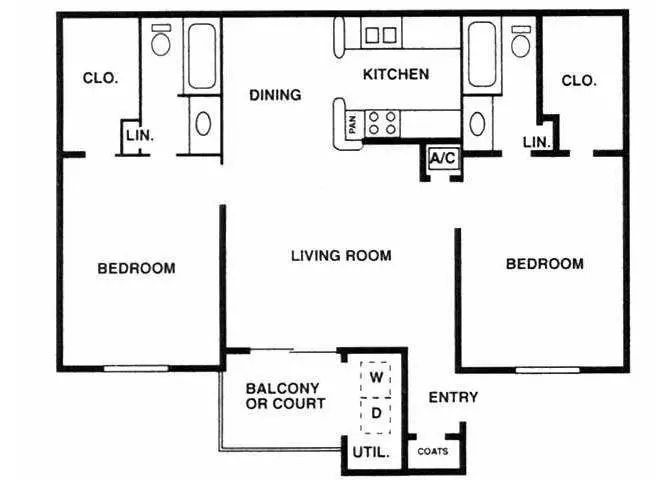 2B 0258 floor plan