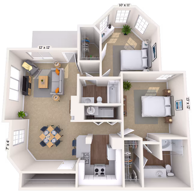 Bradford 001104 floor plan
