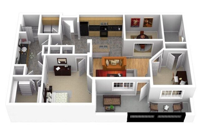 Unit 142 floor plan