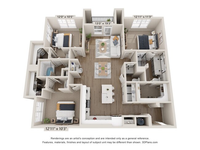 C1 7307 floor plan