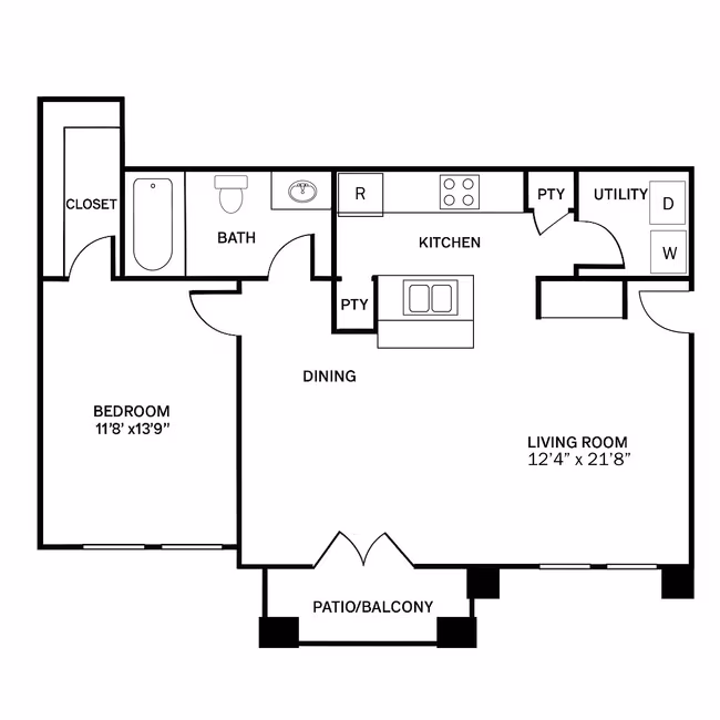 Unit 1527 floor plan