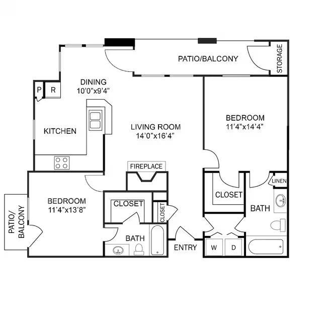 2D 0232 floor plan
