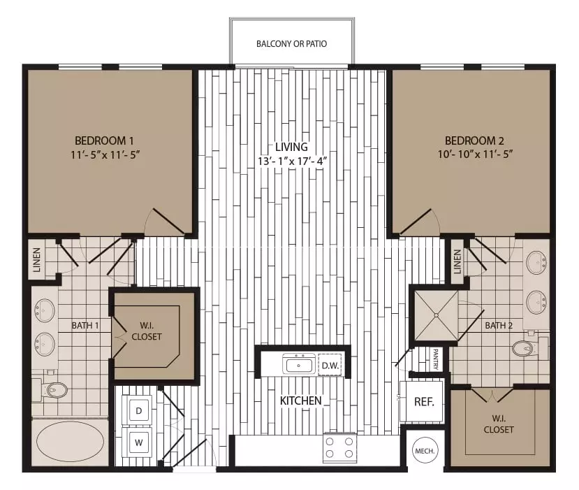 B1 Essential Housing 615 floor plan