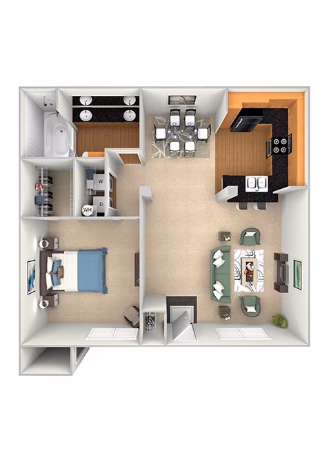 Unit 0916 floor plan