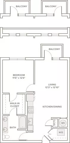 A01 0-718 floor plan