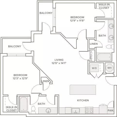 B03 0-740 floor plan