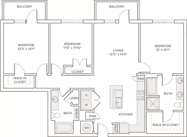 C01 0-743 floor plan