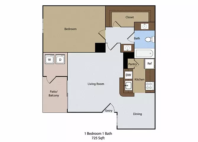 A1 203 floor plan