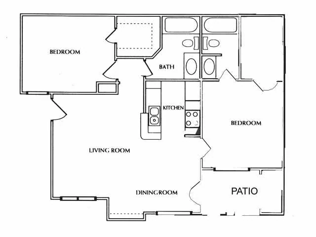 B1 610 floor plan