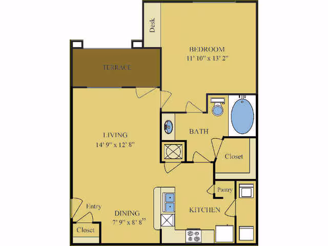 Unit 526 floor plan