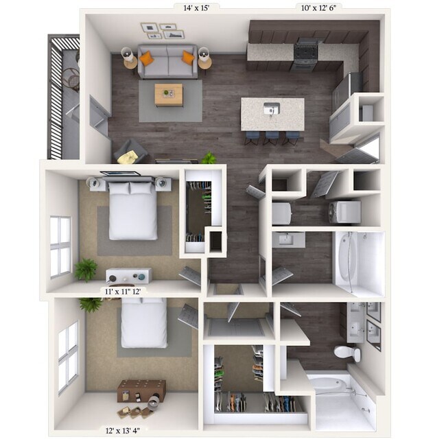 Colby 418 floor plan