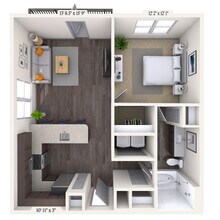 Colgate 283 floor plan