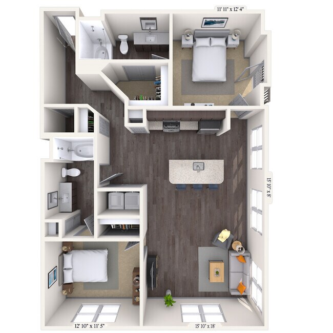 Vassar 201 floor plan