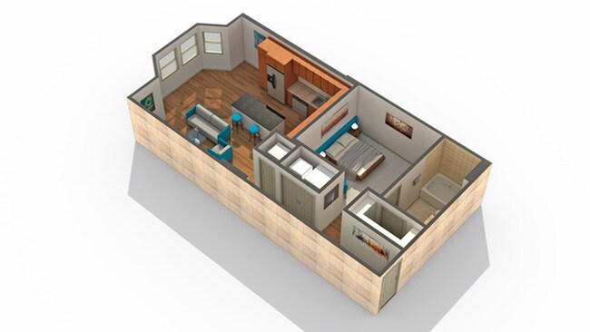 A1B B-B502 floor plan