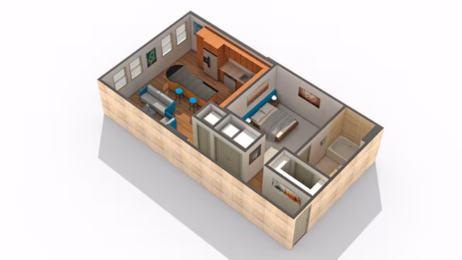 A1C B-B624 floor plan