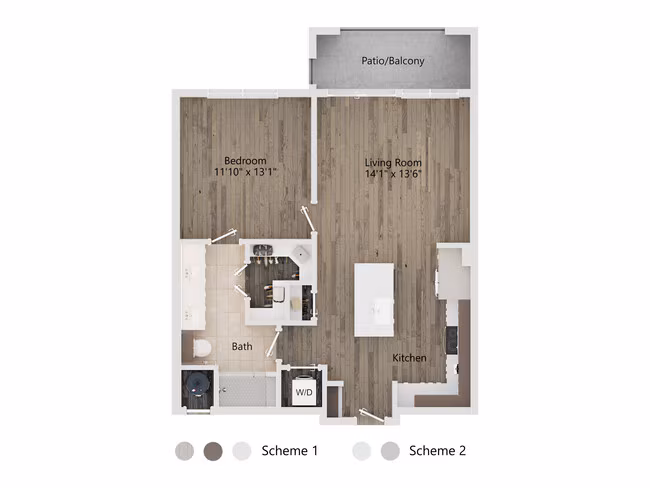 Unit 555 floor plan
