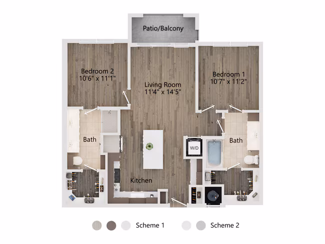 Unit 546 floor plan