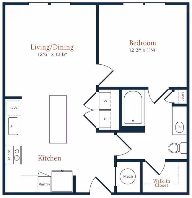 A1 80 - Essential Housing 1037 floor plan