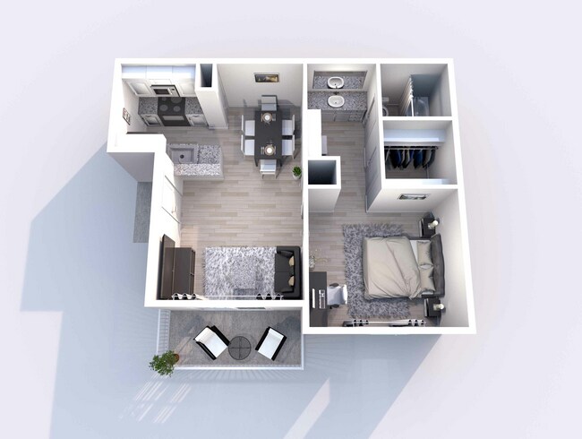 Unit 1303 floor plan
