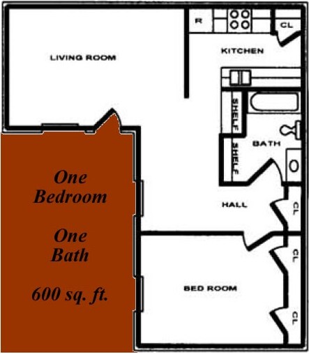 B 125 floor plan