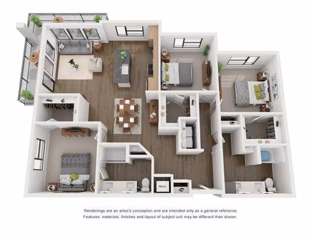 C1-ANSI 1-1206 floor plan