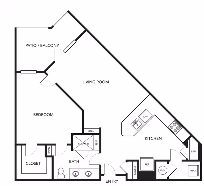 Unit 232 floor plan