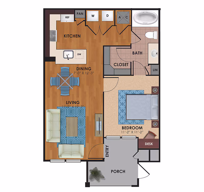 Unit 07210 floor plan