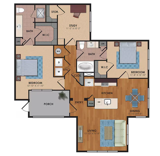 Parker 06205 floor plan