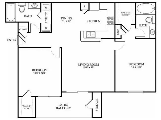 B4 734 floor plan