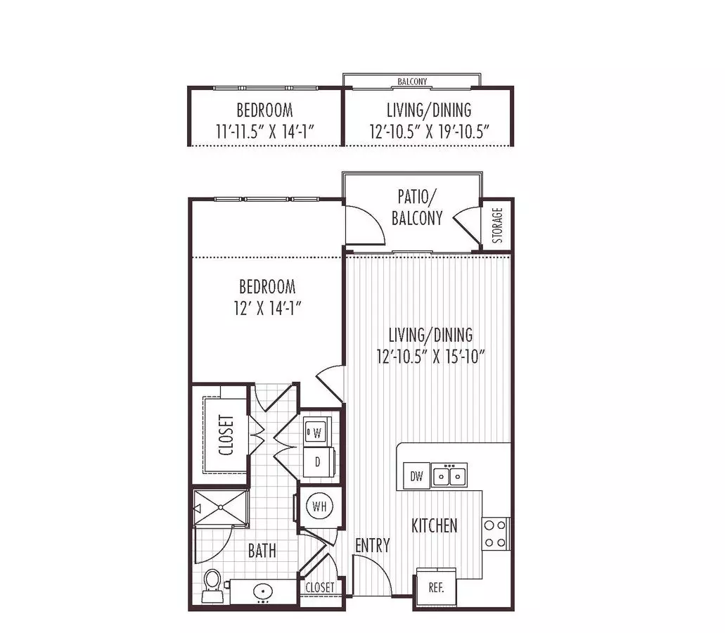 E1 115 floor plan