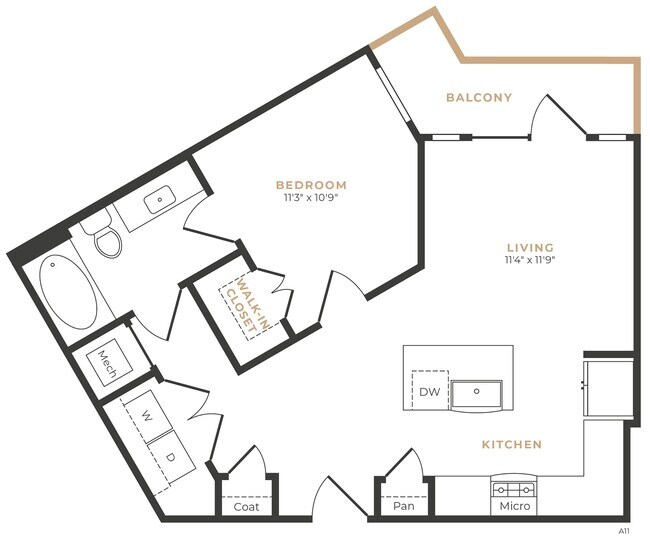 A4 427 floor plan