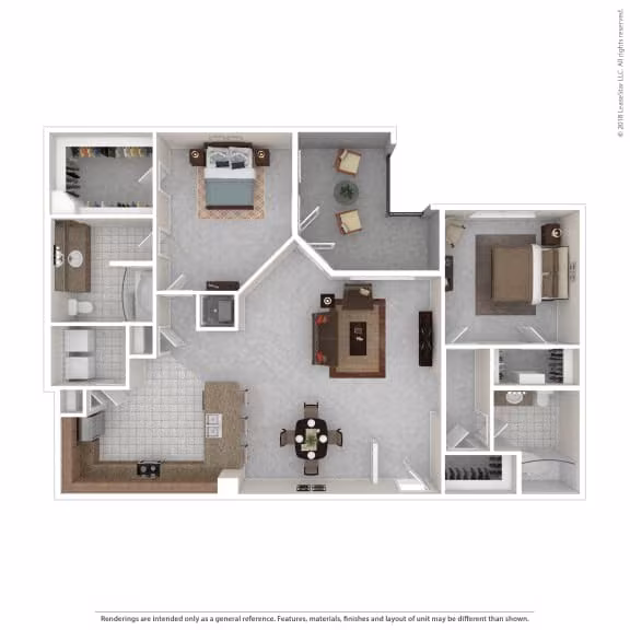 Unit 01-3001 floor plan