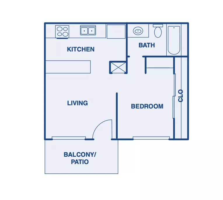 B #707 floor plan