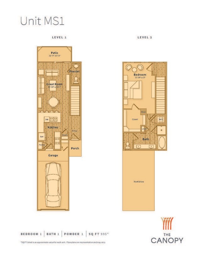 Unit 2004 floor plan