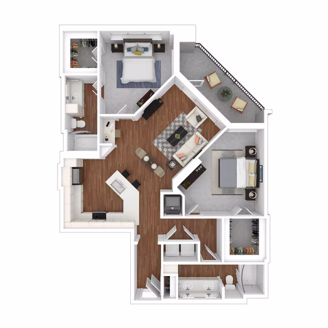 Unit - 204 floor plan