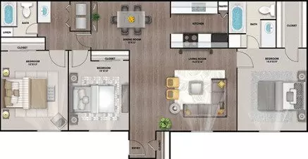 The Ashford 8-0822 floor plan