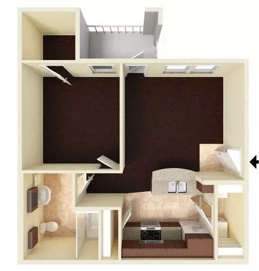Unit 04-433 04-433 floor plan