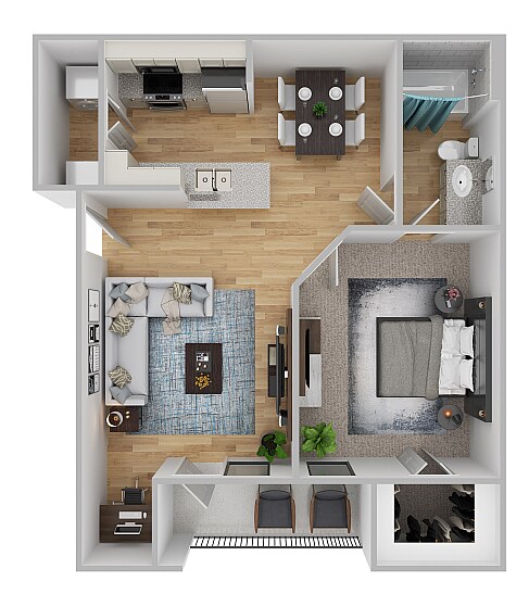 Unit 3301 floor plan