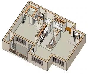 1x1 1103 floor plan
