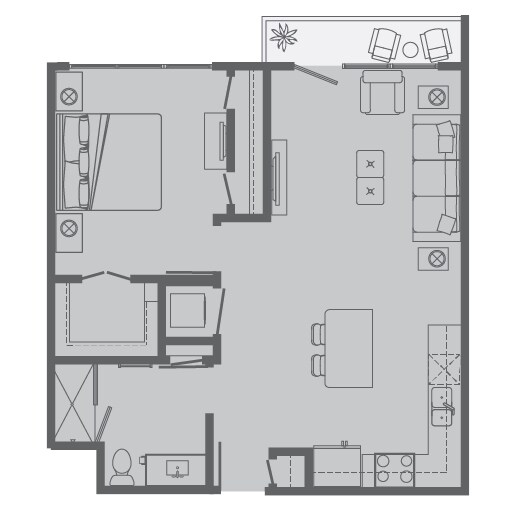 Unit 119 floor plan