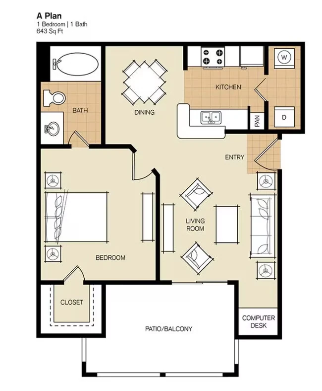 A 1326 floor plan